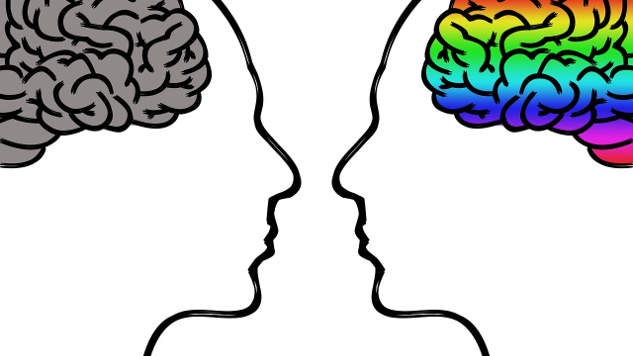 Why Mindfulness Matters: Are You Underestimating Its Power? images of two brains: one colorful, one dull brown